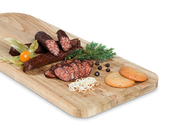 Ager Original Tiroler Kaminwurzen Rehwurzen auf Brett 3 Stück und geschnitten
