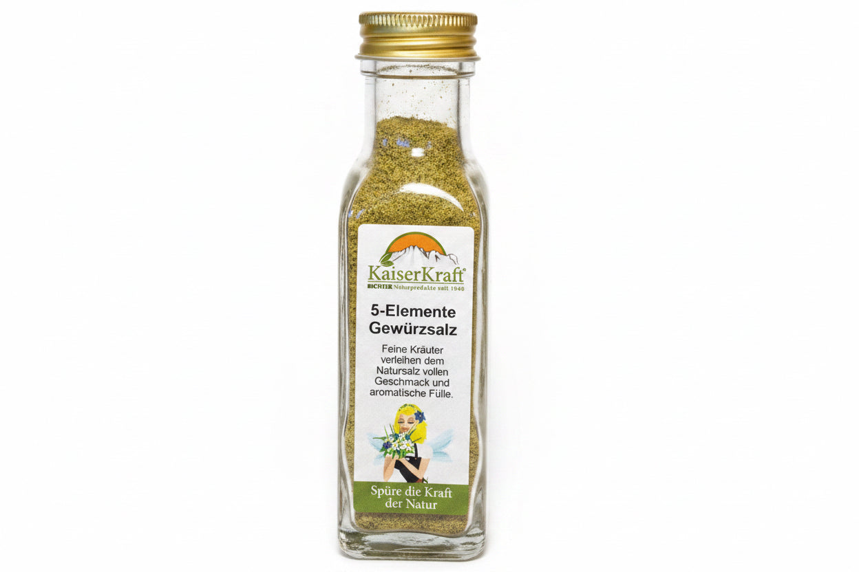 Kaiserkraft Gewürzsalz im Glas 5 Elemente