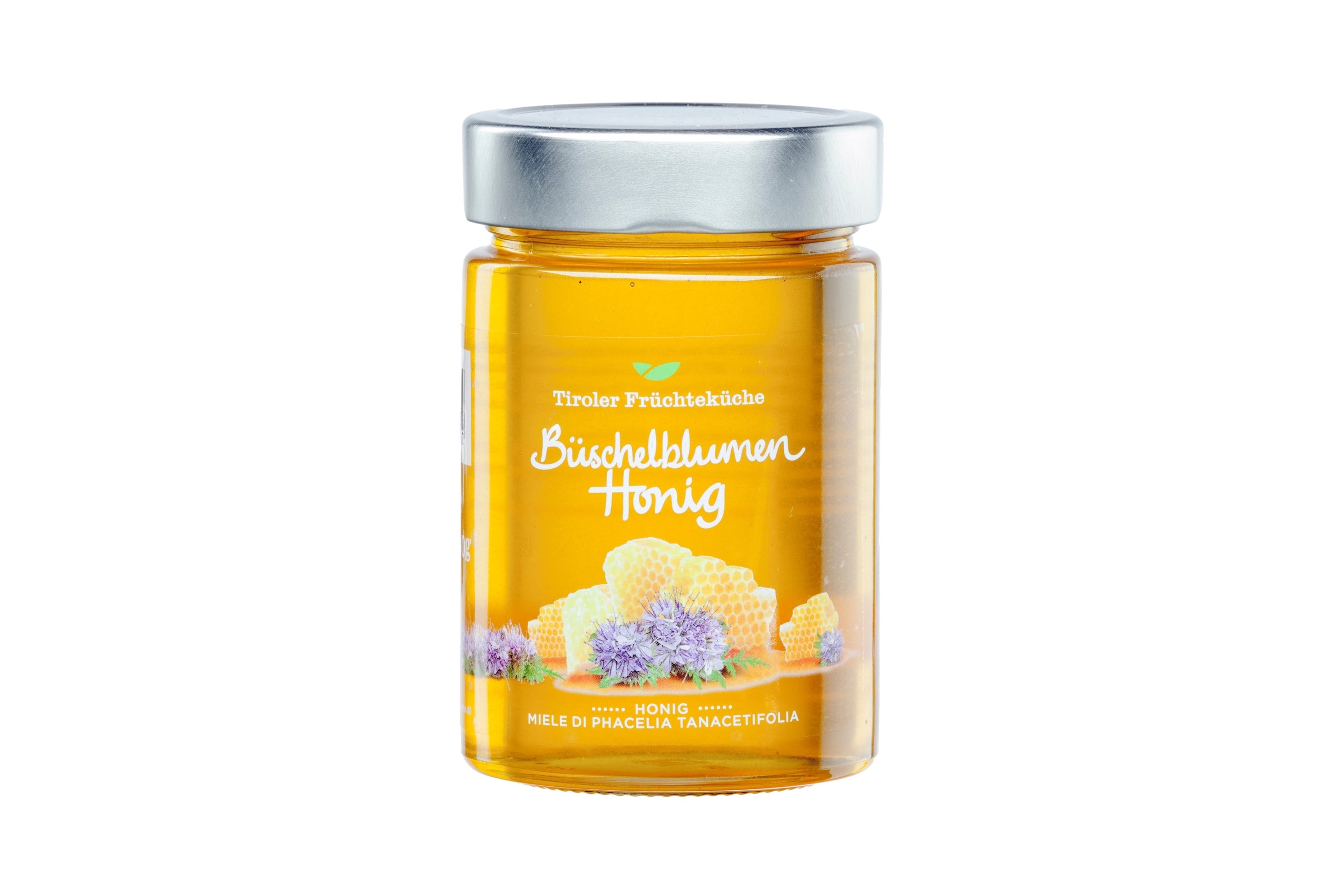 Tiroler Früchteküche Büschelblumenhonig im Glas 480g
