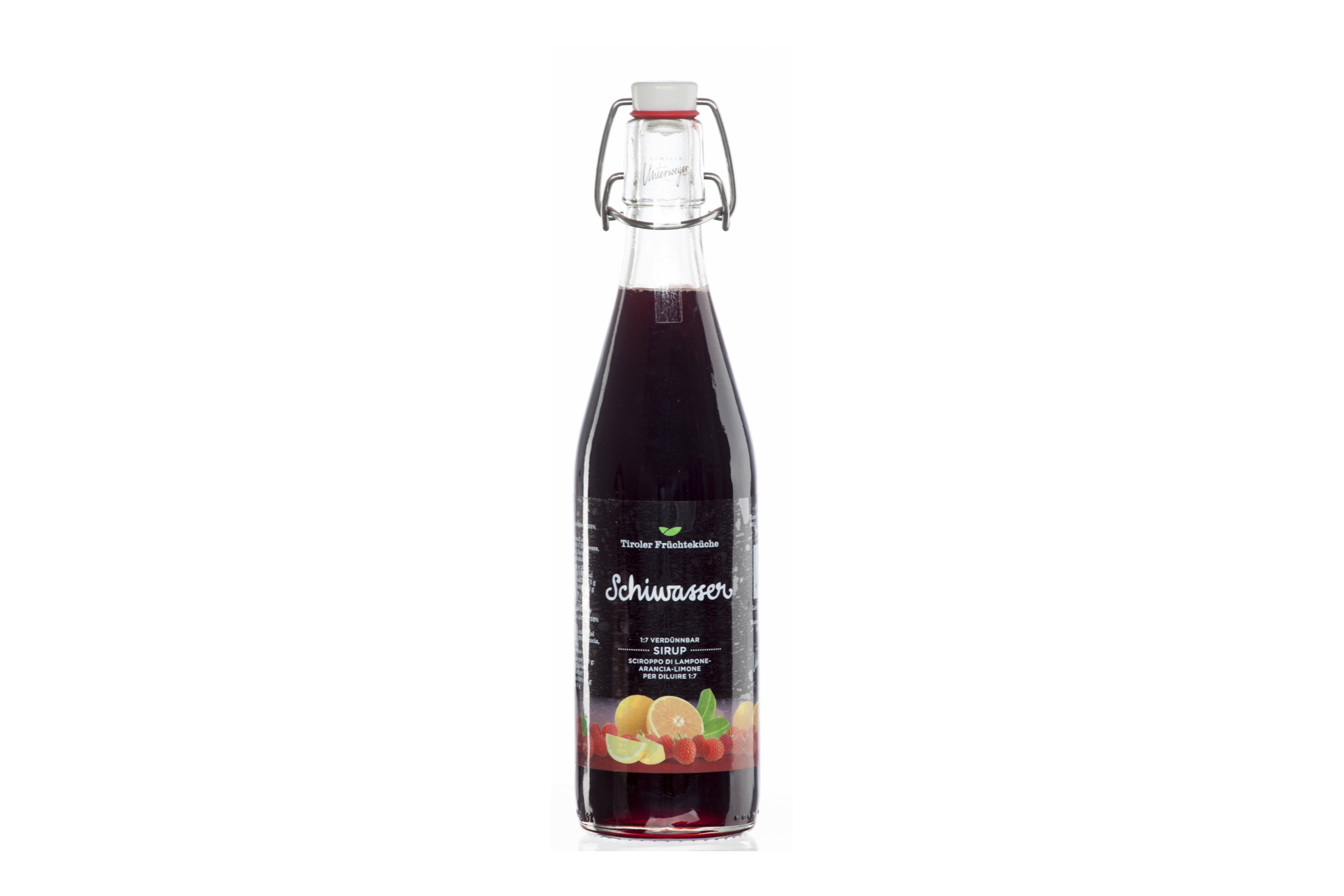 Tiroler Früchteküche Sirup Schiwasser im Retroglas 500ml