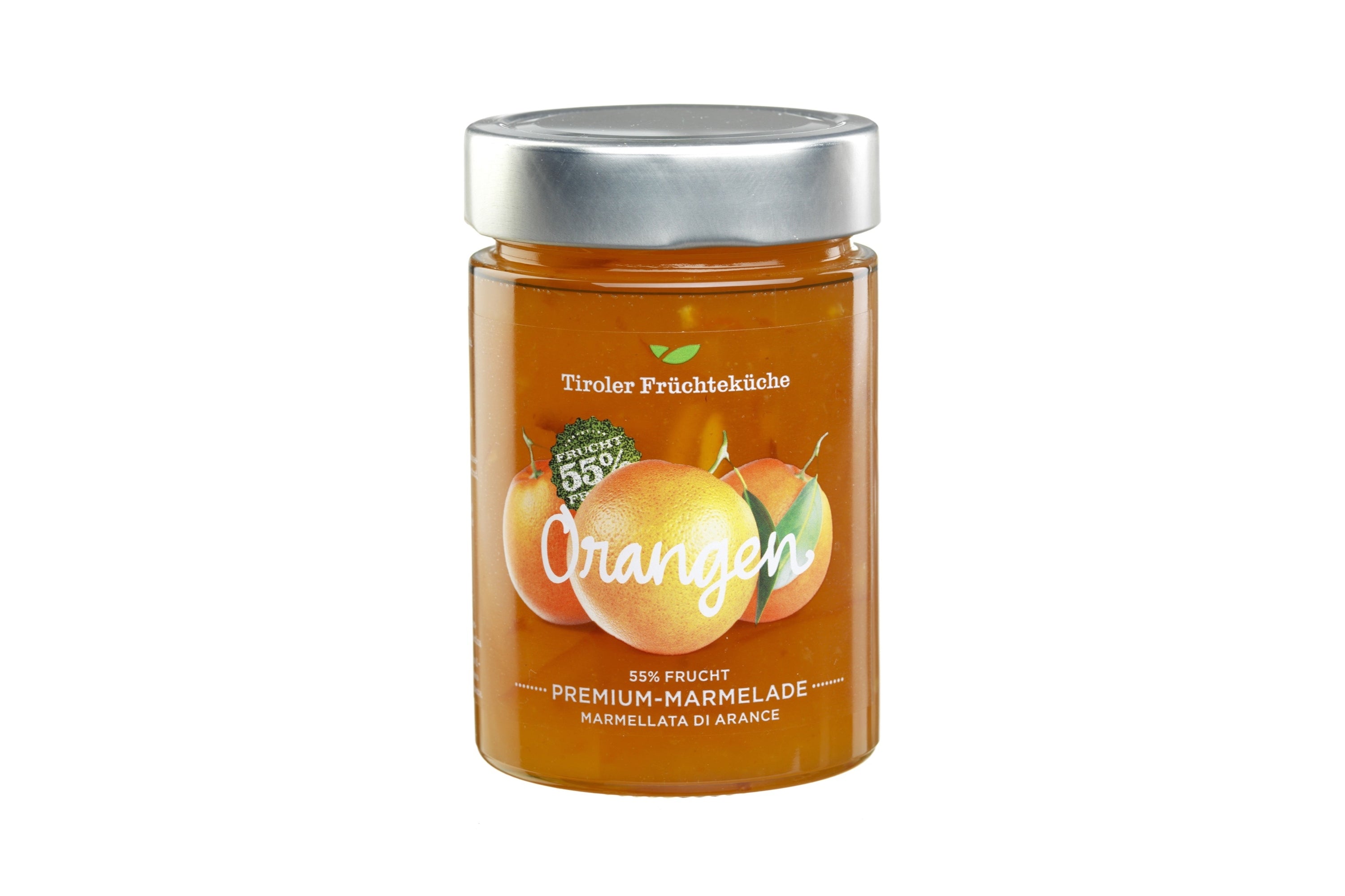 Tiroler Früchteküche Orangen Premiummarmelade im Glas 420g