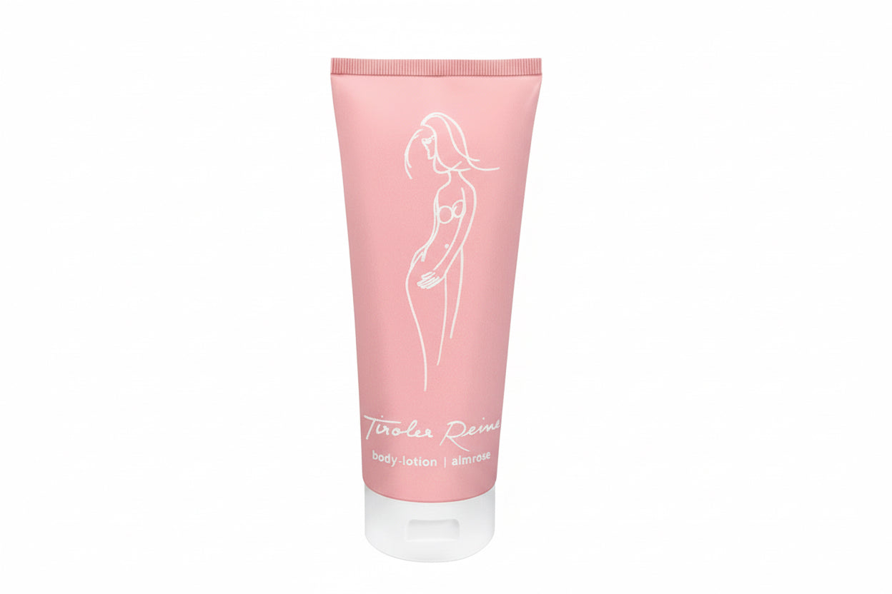 Walde Tiroler Reine Tube rose mit Bodylotion Almrose