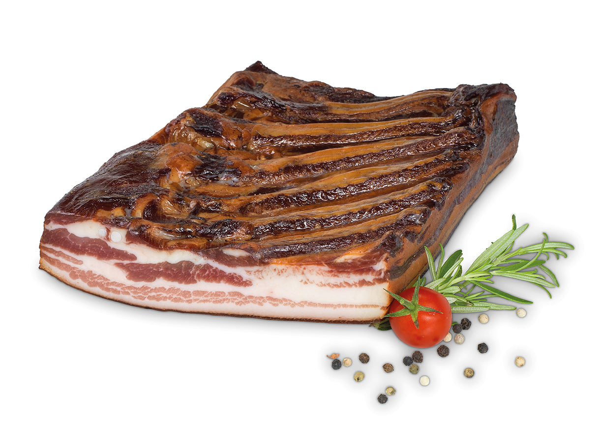 Ager Original Tiroler Speck ggA Bauchspeck  Schwarte 500g im Ganzen
