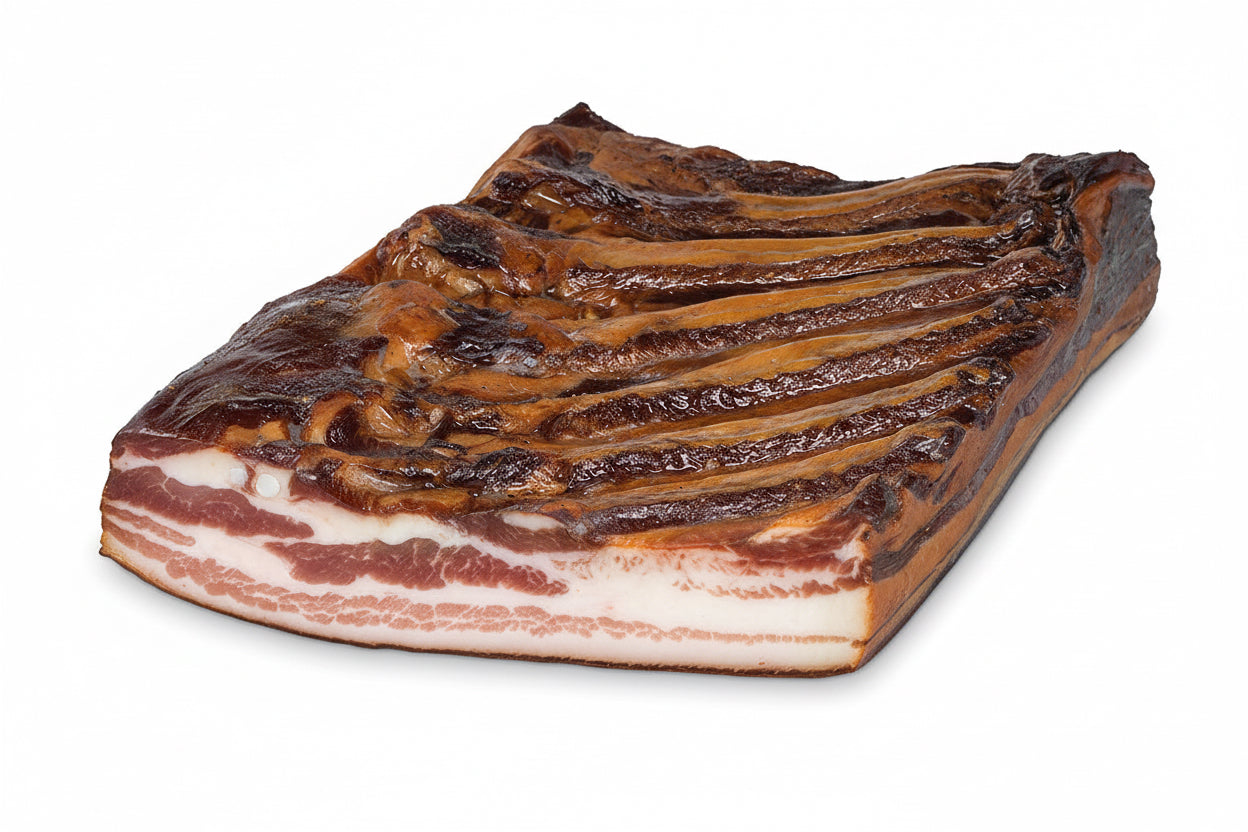 Ager Original Tiroler Speck ggA Bauchspeck ohne Schwarte 600g ganzes Stück