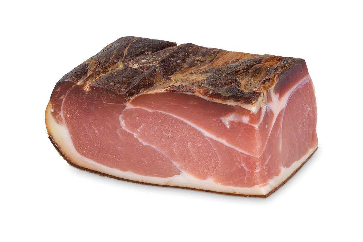 Ager Original Tiroler Speck ggA Schinkenspeck mit Schwarte 400g lose