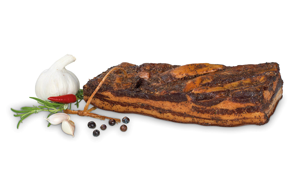 Ager Tiroler Speck Knoblauchspeck 450g lose ganzes Stück