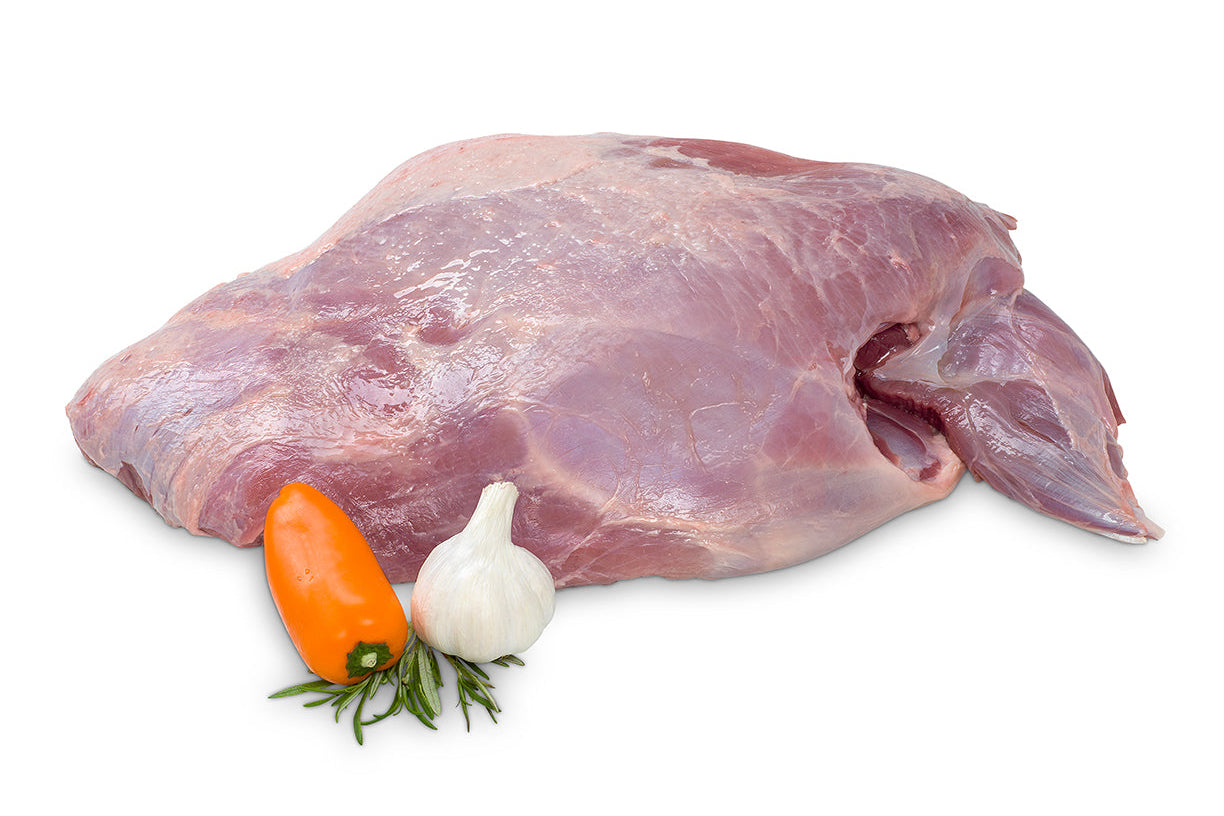 Ager Tirol Wildschweinfleisch Frischlingskeule 2kg roh ohne Hintergrund