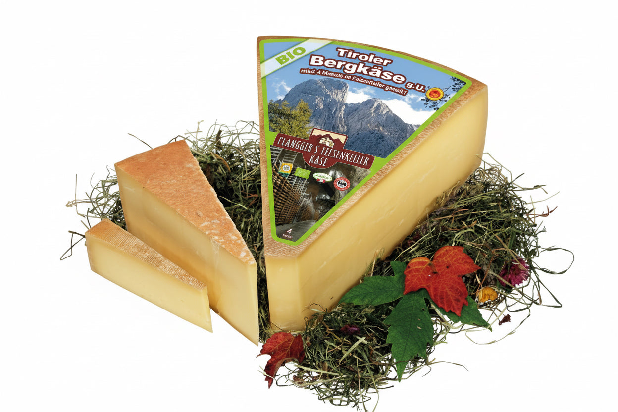 Käserei Plangger Tiroler Bio Bergkäse 3 Monate Zwickel und kleinere Stücke 290g