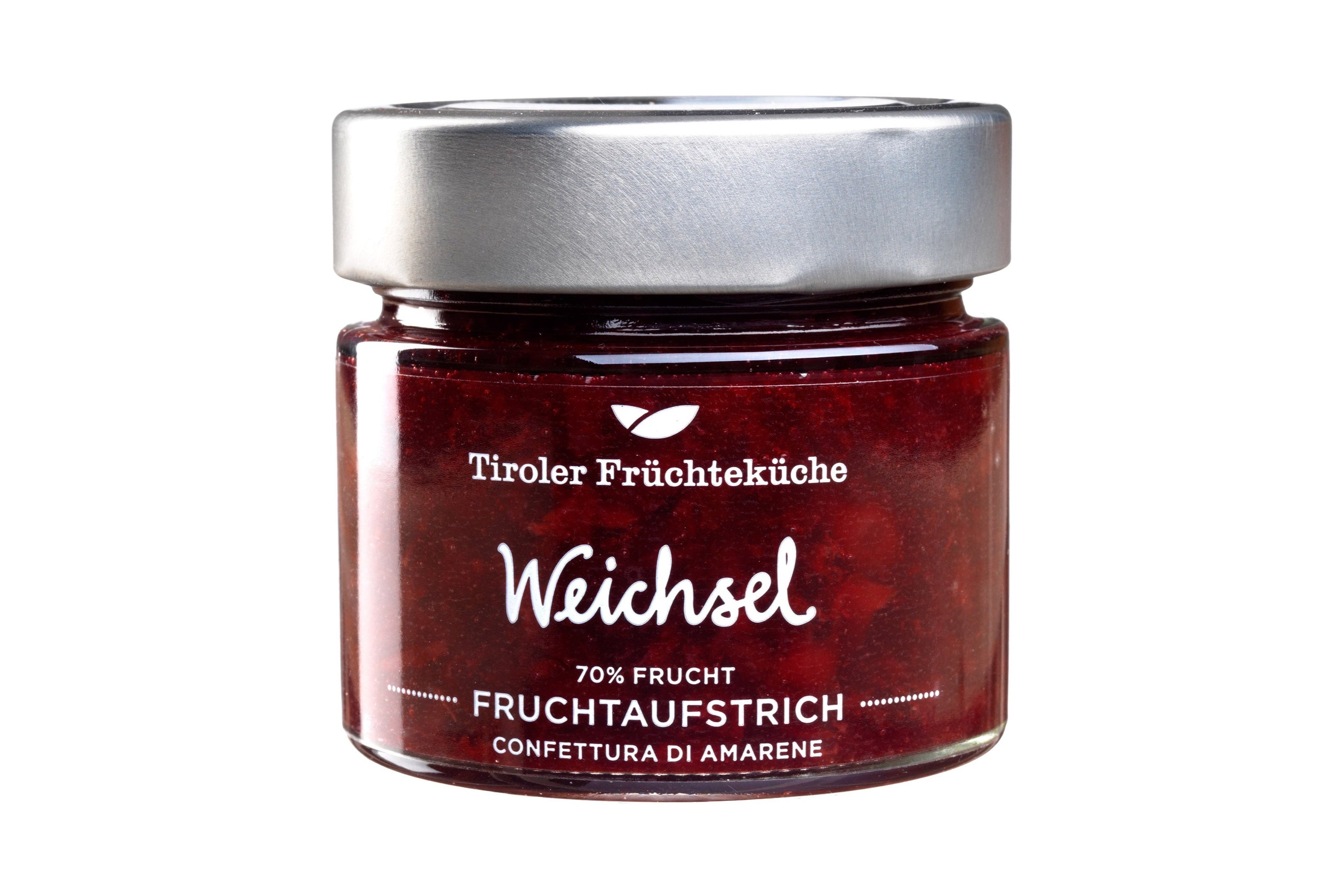 Tiroler Früchteküche Weichsel Fruchtaufstrich im Glas 200g
